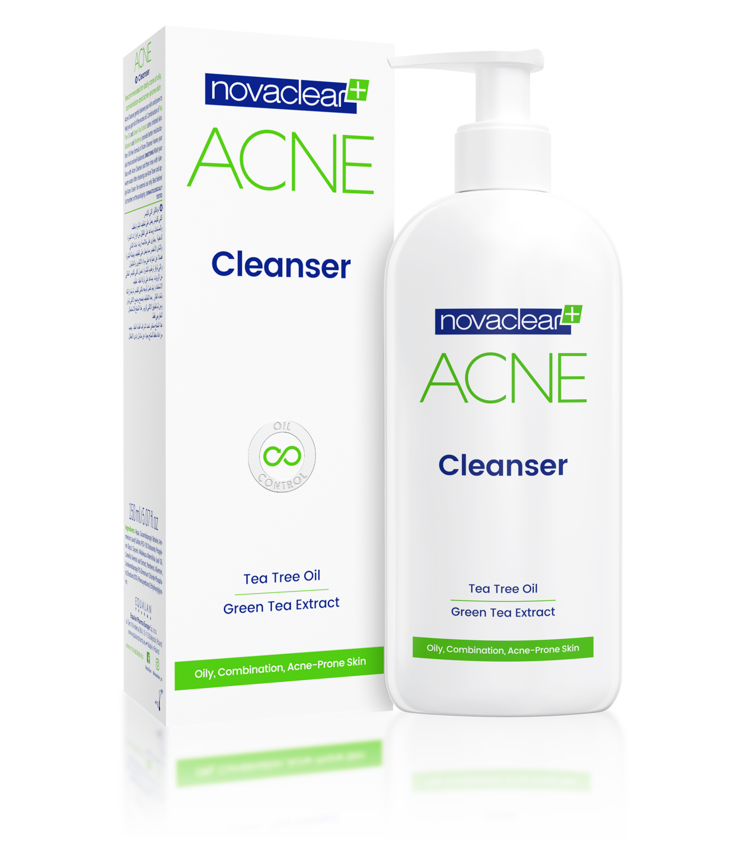 OIL CLEANSER NOVACLEAR+ - Sữa Rửa Mặt Trị Mụn Cho Da Mụn, Da Dầu