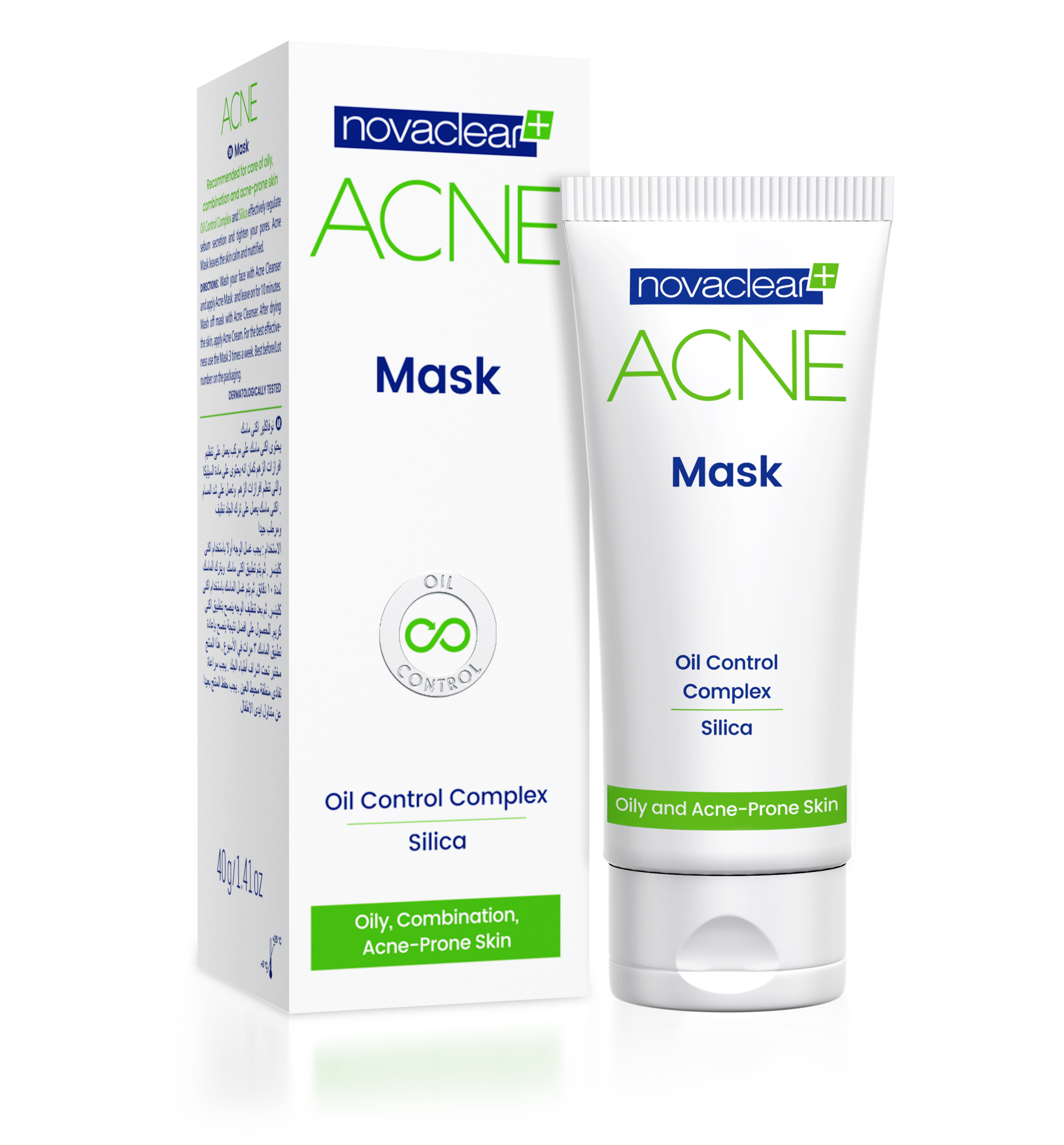 ACNE MASK NOVACLEAR+ - Mặt Nạ Chống Viêm, Ngừa Mụn