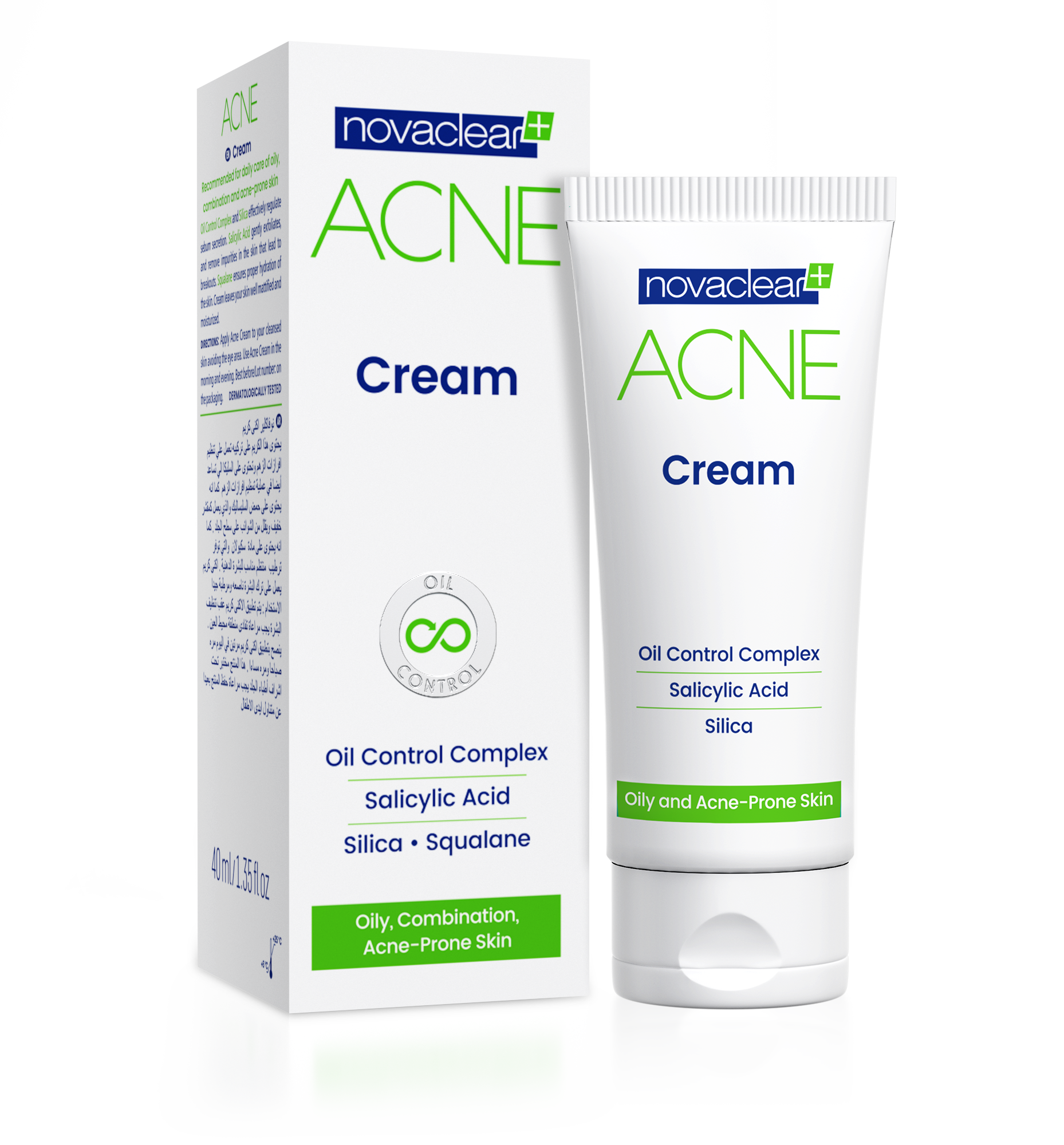 ACNE CREAM NOVACLEAR+ - Kem Cho Da Mụn, Da Dầu