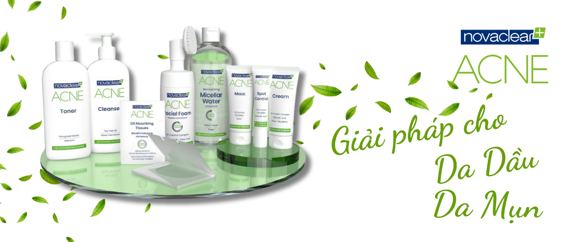 Bộ Sản Phẩm ACNE NOVACLEAR Cho Da Dầu, Da Mụn